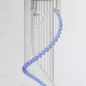 Ceiling Light Twist Diamond Shaped 3d model