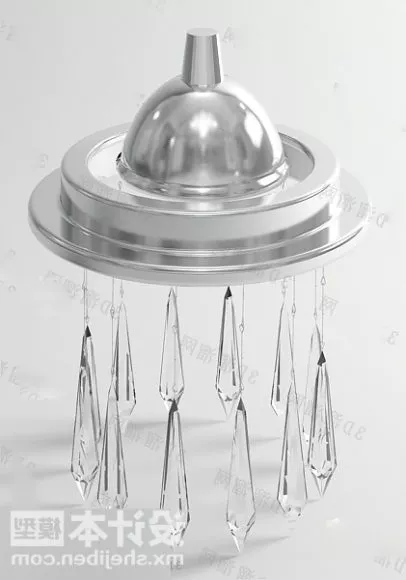 Ceiling Light Diamond Crystal 3d model Ceiling Light Diamond Crystal 3d model