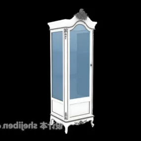 Antique White Wine Cabinet 3d model