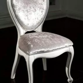 European Home Chair Velvet Style 3d model