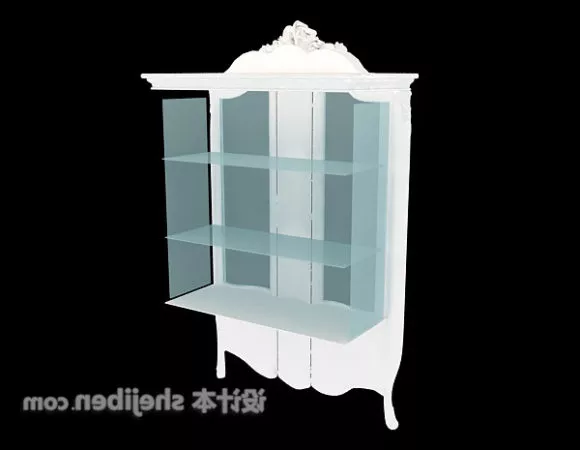 Set Of Plate With Glass 3d model