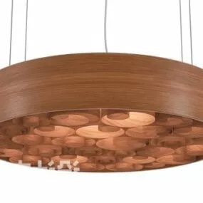 Round Pendant Lamp Creative Style 3d model