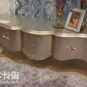 Showcase Table European Style 3d model