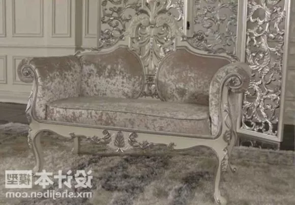 European Sofa Velvet Material 3d model European Sofa Velvet Material 3d model