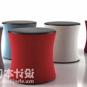 Creative Lounge Stool 3d model