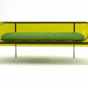 Green Creative Sofa 3d model