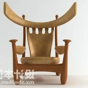 Creative Ancient Lounge Chair 3d model