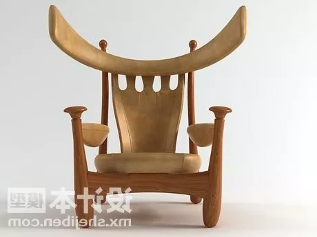 Creative Ancient Lounge Chair 3d model Creative Ancient Lounge Chair 3d model
