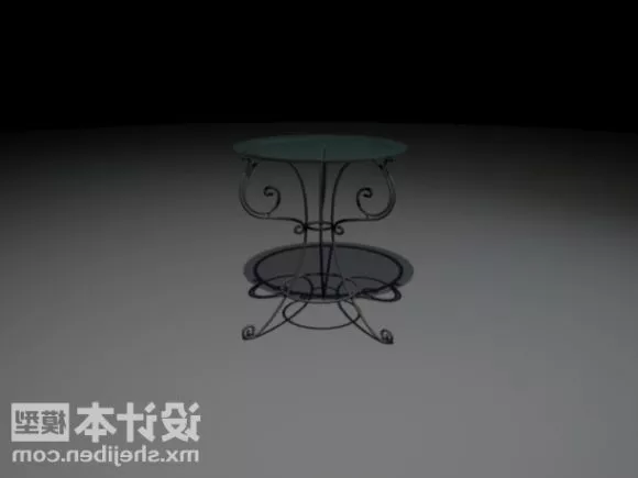 Antique Style Iron Table 3d model Antique Style Iron Table 3d model