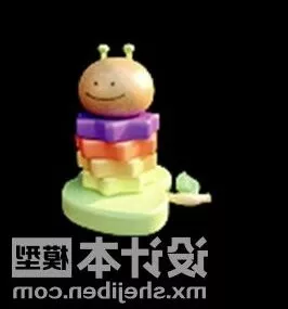 Caterpillar Toy 3d model