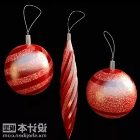 New Year Ball Decorative 3d model