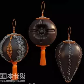 New Year Lantern Lamp 3d model
