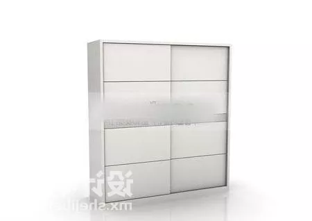 Wardrobe Country Style 3d model