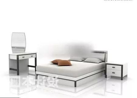 High Nightstand 3d model