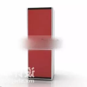 Flat Refrigerator Electrical 3d model
