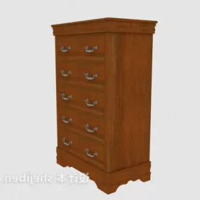 Bedroom Bucket Cabinet 3d model