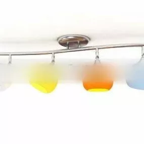 Kitchen Room Colorful Ceiling Light 3d model