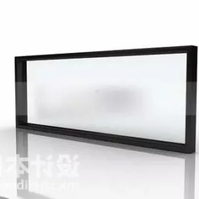 Wide Mirror 3d model