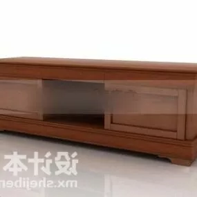 Tv Cabinet Solid Wood 3d model