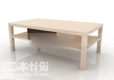 Coffee Table Two Layers 3d model Coffee Table Two Layers 3d model