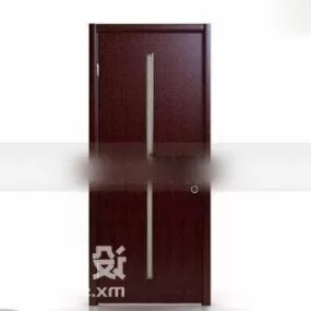 Door Wooden Modern Style 3d model