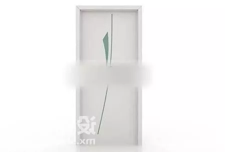 Antique Door Frame 3d model