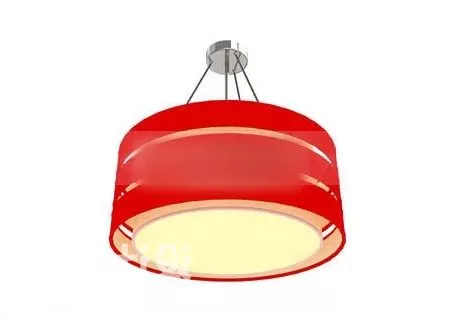 Chandelier With Classic Shade 3d model