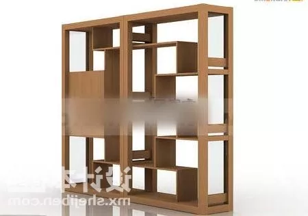 Wooden Cabinet Modern Design 3d model Wooden Cabinet Modern Design 3d model