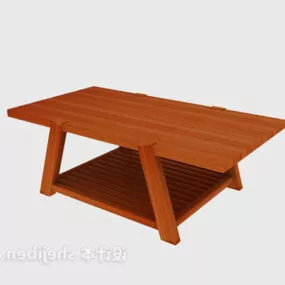 Desk Coffee Table 3d model