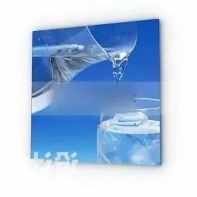 Advertising Wall Photo 3d model