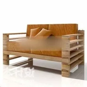 Sofa Pallet Frame Furniture 3d model