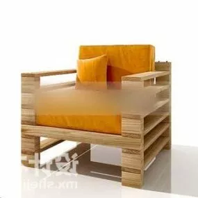 Sofa Armchair Pallet Furniture 3d model