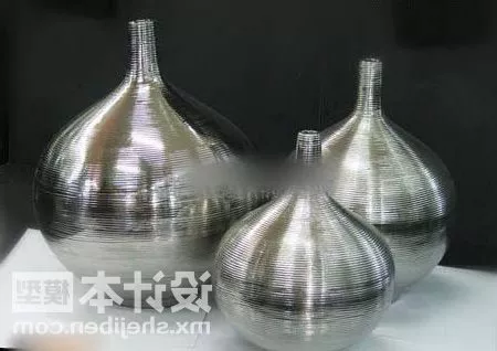 Empty Round Vase, Minimalist Pot 3d model