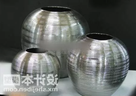 Vase Flowers Greek Style 3d model