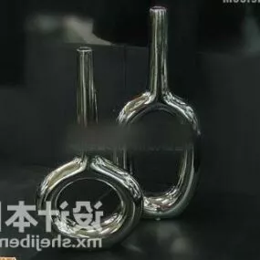 Tableware Vase Bottle Sculpture Decorating 3d model