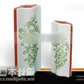 Tableware Ceramic Pot Decorating 3d model