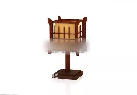 Tripod Table Lamp 3d model
