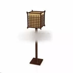 Floor Lamp Japanese Style 3d model