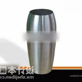 Tableware Vase Inox Material 3d model
