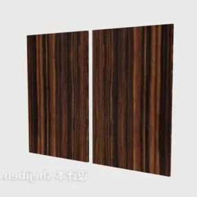 Wall Painting Wood Texture 3d model