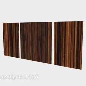 Wooden Textures Wall Painting 3d model