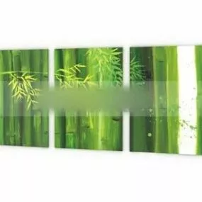 Bamboo Picture Wall Mount 3d model