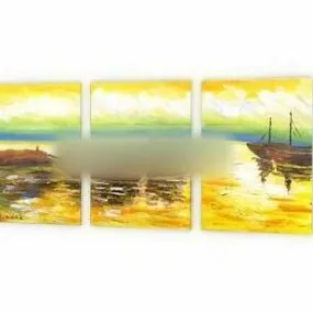 Oil Painting 3d model
