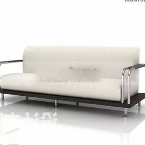 White Sofa V1 3d model