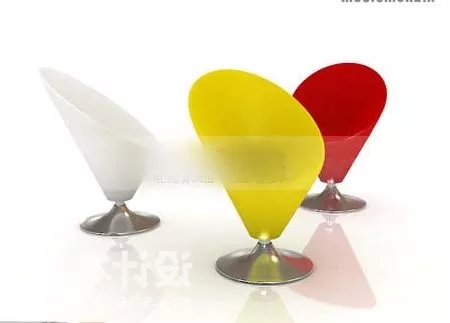 A Cup Of Coffee With Spoon 3d model