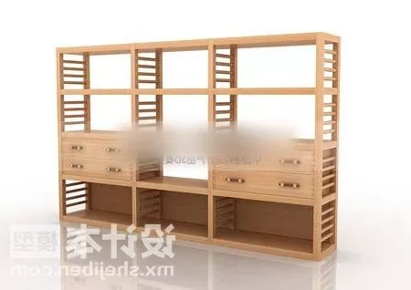 Smart Tv With Cabinet Stand 3d model
