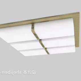 Ceiling Light Square Shade 3d model