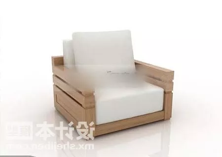 Luna Armchair Vray 3d model
