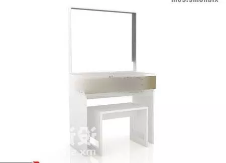 Mirror Camelia Art Frame 3d model