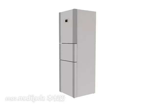 Red Refrigerator Cocacola 3d model